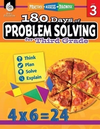 Enlarge image Cover: 180 Days (TM): Problem Solving for Third Grade - Shell Educational Publishing