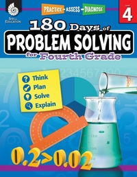 Enlarge image Cover: 180 Days (TM): Problem Solving for Fourth Grade - Shell Educational Publishing