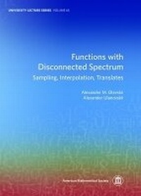 Enlarge image Cover: Functions with Disconnected Spectrum - American Mathematical Society