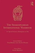 Cover: The Shakespearean International Yearbook - Routledge