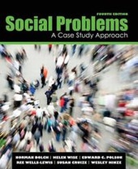 Enlarge image Cover: Social Problems: A Case Study Approach - Kendall/Hunt Publishing Co ,U.S.