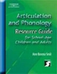 Abbildung von: Articulation and Phonology Resource Guide for School-Age Children and Adults - Delmar Cengage Learning