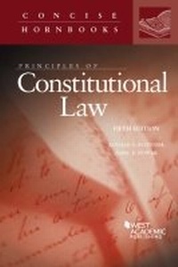Enlarge image Cover: Principles of Constitutional Law - West Academic Press