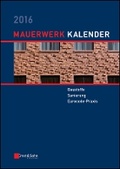 Cover: Mauerwerk-Kalender 2016 - Ernst & Sohn