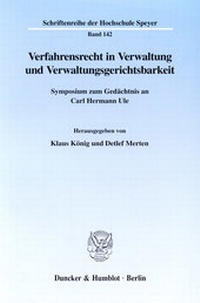 Abbildung von: Verfahrensrecht in Verwaltung und Verwaltungsgerichtsbarkeit - fibre