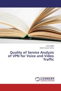Cover: Quality of Service Analysis of VPN for Voice and Video Traffic - LAP Lambert Academic Publishing