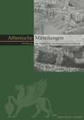 Cover: Mitteilungen des Deutschen Arch&auml;ologischen Instituts, Athenische Abteilung - Mann, Gebr.