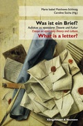 Cover: Was ist ein Brief? / What is a letter? - K&ouml;nigshausen & Neumann