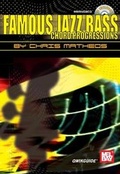 Cover: Famous Jazz Bass Chord Progressions Qwikguide - Mel Bay Publications
