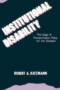 Enlarge image Cover: Institutional Disability - Brookings Institution