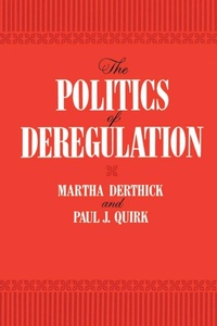 Enlarge image Cover: The Politics of Deregulation - Brookings Institution