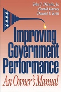 Cover: Improving Government Performance - Brookings Institution