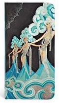 Cover: Plume (Vintage Vogue) Slim Lined Hardcover Journal (Elastic Band Closure) - Paperblanks