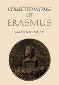 Cover: Collected Works of Erasmus - University of Toronto Press