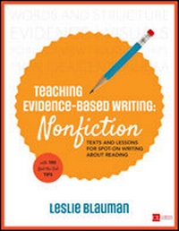 Enlarge image Cover: Teaching Evidence-Based Writing: Nonfiction - Corwin Press Inc
