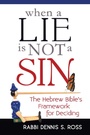 Cover: When a Lie Is Not a Sin - Jewish Lights