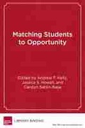 Cover: Matching Students to Opportunity - Harvard Educational Publishing Group
