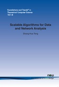 Cover: Scalable Algorithms for Data and Network Analysis - now publishers Inc
