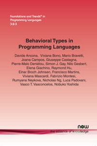 Enlarge image Cover: Behavioral Types in Programming Languages - now publishers Inc
