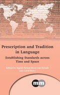 Cover: Prescription and Tradition in Language - Multilingual Matters