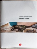 Cover: &Uuml;ber den Zerfall - hochroth