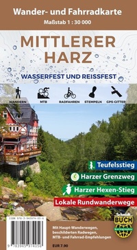 Abbildung von: Mittlerer Harz - Schmidt-Buch-Vlg