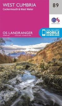 Abbildung von: West Cumbria, Cockermouth & Wast Water - Ordnance Survey