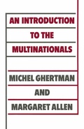 Cover: An Introduction to the Multinationals - Palgrave Macmillan