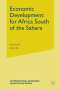 Cover: Economic Development for Africa South of the Sahara - Palgrave Macmillan
