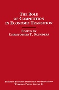 Cover: The Role of Competition in Economic Transition - Palgrave Macmillan