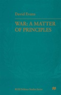 Cover: War: A Matter of Principles - Palgrave Macmillan