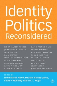 Enlarge image Cover: Identity Politics Reconsidered - Palgrave MacMillan