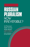 Cover: Russian Pluralism - Palgrave MacMillan