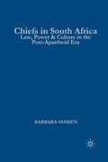 Cover: Chiefs in South Africa - Palgrave Macmillan