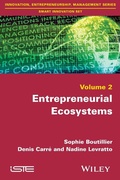 Cover: Entrepreneurial Ecosystems - Wiley-ISTE