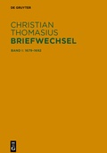 Cover: Briefe 1679-1692 - De Gruyter