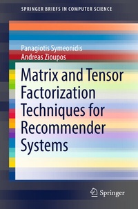 Abbildung von: Matrix and Tensor Factorization Techniques for Recommender Systems - Springer