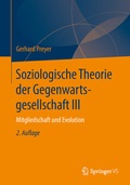 Cover: Soziologische Theorie der Gegenwartsgesellschaft III - Springer VS