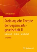 Cover: Soziologische Theorie der Gegenwartsgesellschaft II - Springer VS