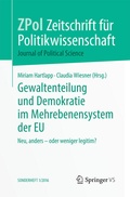 Cover: Gewaltenteilung und Demokratie im Mehrebenensystem der EU - Springer VS