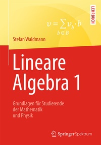 Abbildung von: Lineare Algebra 1 - Springer Spektrum