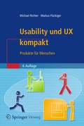 Cover: Usability und UX kompakt - Springer Vieweg