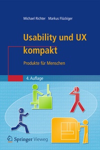 Enlarge image Cover: Usability und UX kompakt - Springer Vieweg