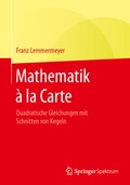 Cover: Mathematik &agrave; la Carte - Springer Spektrum
