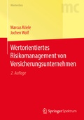 Cover: Wertorientiertes Risikomanagement von Versicherungsunternehmen - Springer Spektrum