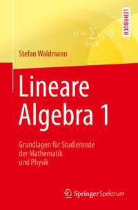 Abbildung von: Lineare Algebra 1 - Springer Spektrum