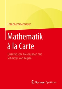 Abbildung von: Mathematik à la Carte - Springer Spektrum