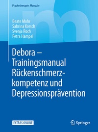 Abbildung von: Debora - Trainingsmanual Rückenschmerzkompetenz und Depressionsprävention - Springer