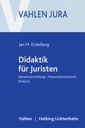 Cover: Didaktik f&uuml;r Juristen - Helbing & Lichtenhahn
