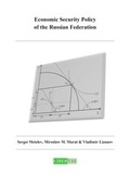 Cover: Economic Security Policy of the Russian Federation - Libertas